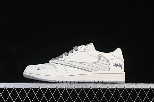 All categories Air Jordan Jordan series basketball shoes Air Jordan 1 Low High-end customized low-top sneakers Travis Scott x Fragment Design x Air Jordan 1 Low OG SP AJ1 Joe 1 joint model low-top cultural casual sneakers HH7518-085